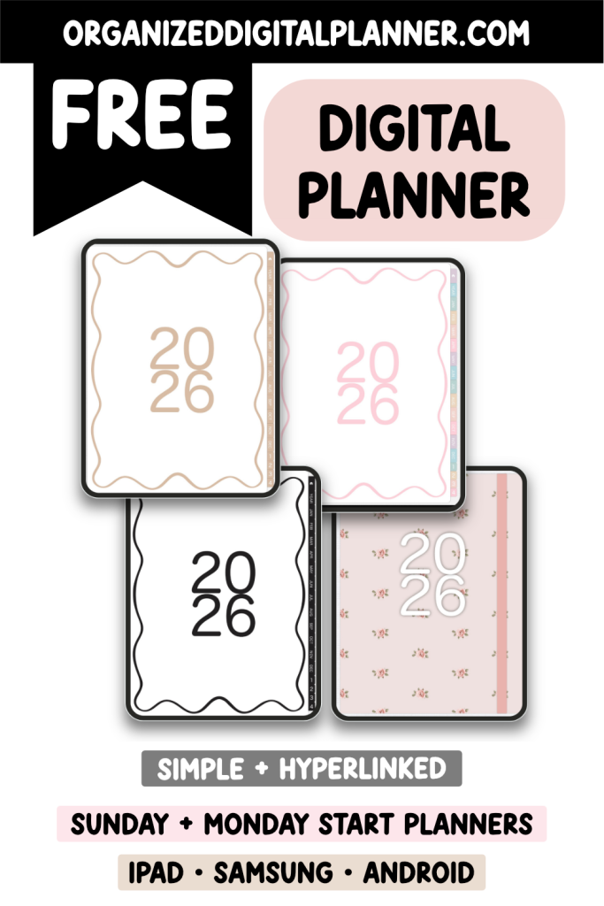 Free 2026 Digital Planner