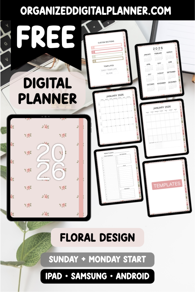 Free 2026 Digital Planner
