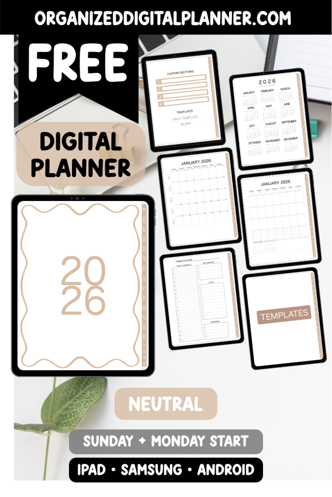 Free 2026 Digital Planner