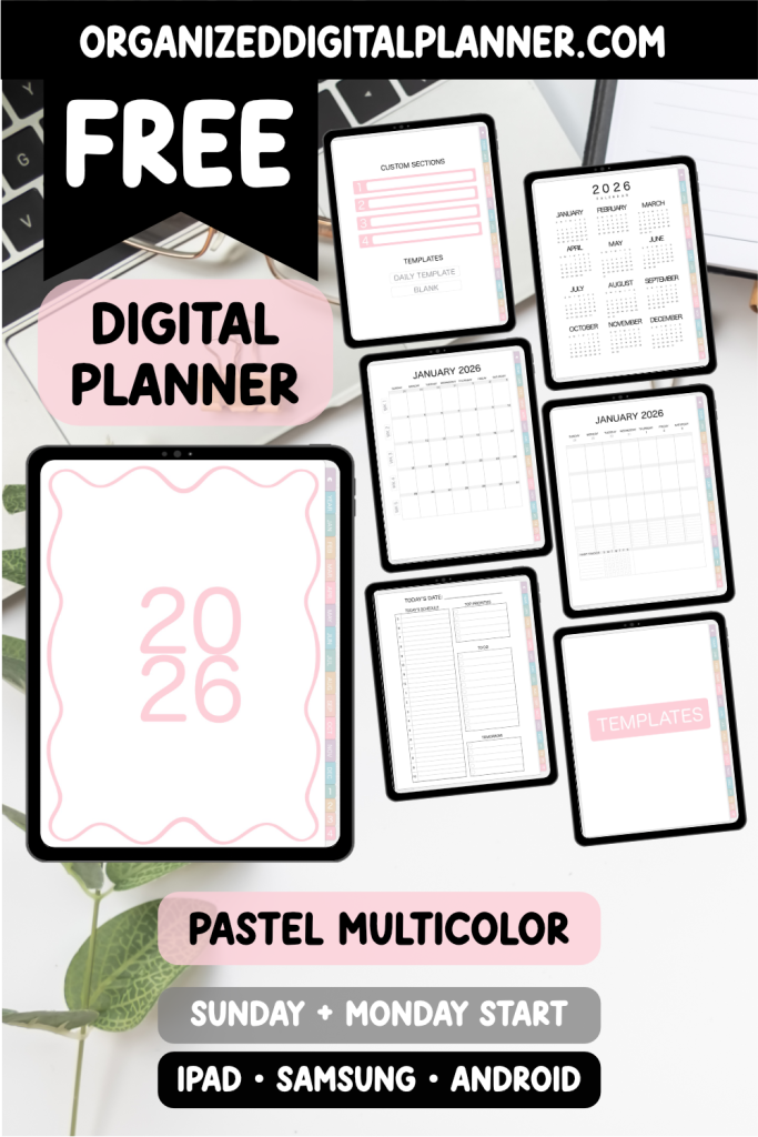 Free 2026 Digital Planner