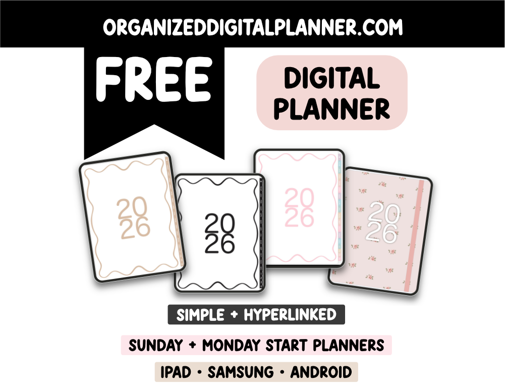 Free 2026 Digital Planner
