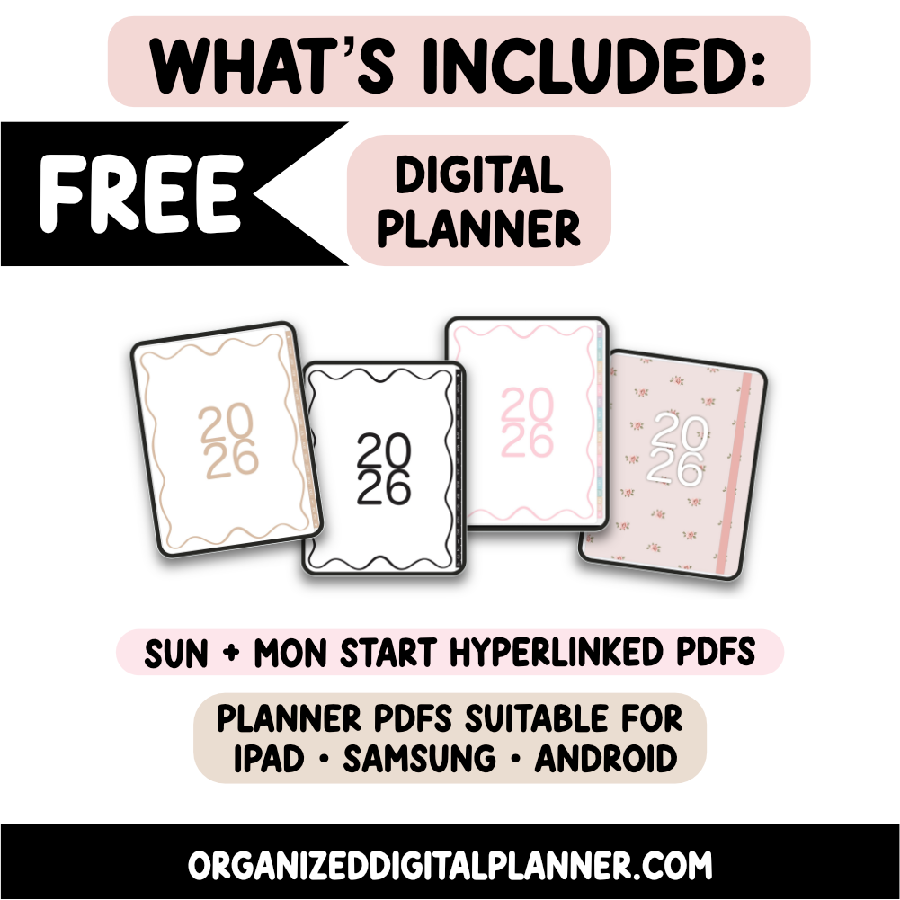 Free 2026 Digital Planner